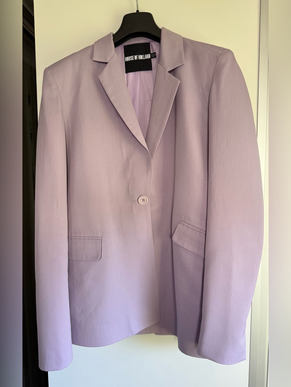 Rare House of Holland Lilac Suit Set—Oversized Blazer & Tapered Trousers